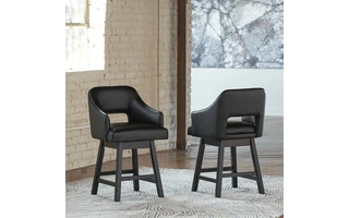 UPH SWIVEL BARSTOOL (2/CN) Tallenger MultiD380-924 ASHLEY