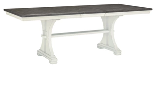 RECT DINING ROOM EXT TABLE Nashbryn - Two-tone D763-45 ASHLEY