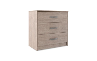 THREE DRAWER CHEST Flannia GrayEB2520-143 ASHLEY