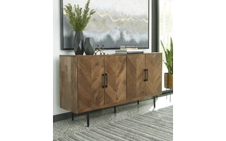 ACCENT CABINET Prattville BrownA4000308 ASHLEY