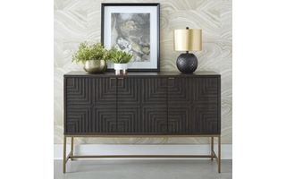 ACCENT CABINET Elinmore Brown/Gold FinishA4000316 ASHLEY