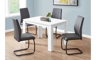 DINING TABLE - 32 X 48  - WHITE I1162 I1162 MONARCH SPECIALTIES
