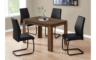 DINING TABLE - 32 X 48 - BROWN RECLAIMED WOOD-LOOK I1163 I1163 MONARCH SPECIALTIES