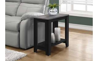 ACCENT TABLE - BLACK / GREY TOP I3134 I3134 MONARCH SPECIALTIES