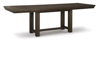 RECT DINING ROOM EXT TABLE Dellbeck BrownD748-45 ASHLEY