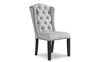 DINING UPH SIDE CHAIR (2/CN) Jeanette BlackD702-01 ASHLEY