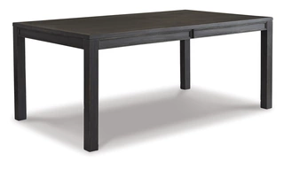 RECTANGULAR DINING ROOM TABLE Jeanette BlackD702-25 ASHLEY