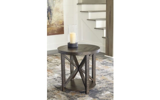 ROUND END TABLE/JESSOLI/BROWN Jessoli - Brown Round End TableT234-6 ASHLEY