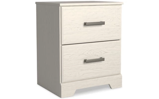 TWO DRAWER NIGHT STAND Stelsie WhiteB2588-92 ASHLEY