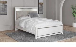 QUEEN PANEL RAILS Altyra WhiteB2640-96 ASHLEY