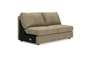 ARMLESS LOVESEAT Hoylake Chocolate5640234 ASHLEY