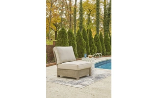 ARMLESS CHAIR W/ CUSHION Silo Point BrownP804-846 ASHLEY FURNITURE