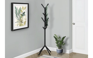 COAT RACK - 70 H - BLACK METAL I2057
 I2057
 MONARCH SPECIALTIES
