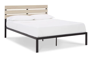 QUEEN PLATFORM BED Waylowe Queen Platform BedB021-81 ASHLEY