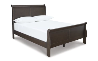 FULL SLEIGH RAILS Leewarden Dark BrownB398-86 ASHLEY