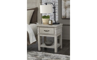 ONE DRAWER NIGHT STAND Hollentown WhitewashB434-91 ASHLEY