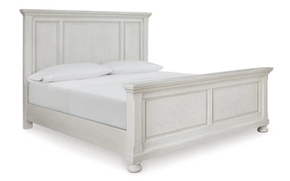 KING/CAL KING PANEL HEADBOARD Robbinsdale Antique WhiteB742-58 ASHLEY