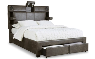 QUEEN UPH STORAGE DRAWER Mirlenz BrownB757-50 ASHLEY