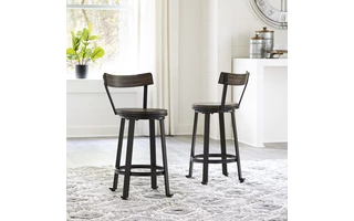 SWIVEL BARSTOOL (2/CN) Melenski D271-224 ASHLEY