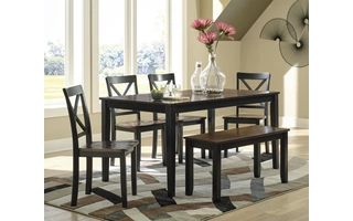 DINING ROOM TABLE SET (6/CN) Larsondale D379-325 ASHLEY