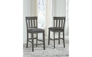 UPHOLSTERED BARSTOOL (2/CN) Hallanden GrayD589-124 ASHLEY