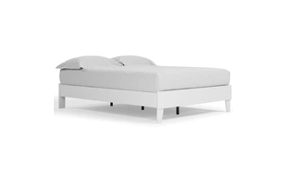 QUEEN PLATFORM BED Piperton WhiteEB1221-113 ASHLEY