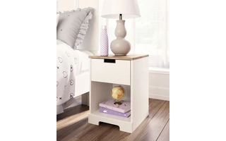 ONE DRAWER NIGHT STAND Vaibryn WhiteEB1428-191 ASHLEY