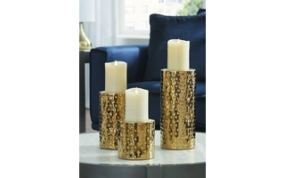 A2000461 Marisa CANDLE HOLDER SET (3/CN)