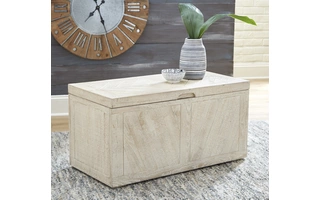 STORAGE TRUNK Ryker Distressed WhiteA4000306 ASHLEY