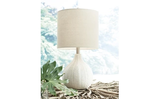 L180024 Rainermen CERAMIC TABLE LAMP (1/CN)