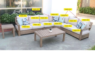 CORNER BACK CUSHION Silo Point BeigePA804-013 ASHLEY FURNITURE