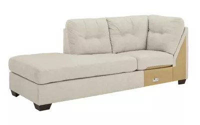 laf corner chaise falkirk parchment8080616 ashley