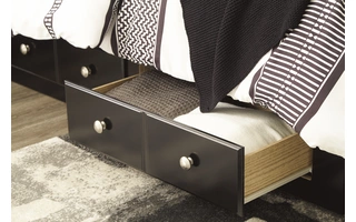QUEEN/KING UNDER BED STORAGE Mirlotown Almost BlackB2711-50 ASHLEY