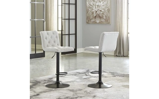 D122-130 Gaddison TALL UPH SWIVEL BARSTOOL(2/CN)