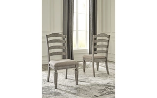 DINING UPH SIDE CHAIR (2/CN) Lodenbay Antique GrayD751-01 ASHLEY