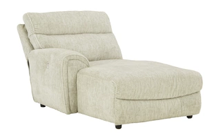 LAF PWR RECLINING BACK CHAISE Critic's Corner Parchment1630379 ASHLEY