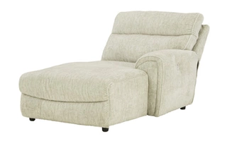 RAF PWR RECLINING BACK CHAISE Critic's Corner Parchment1630397 ASHLEY