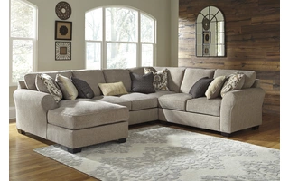 ARMLESS LOVESEAT Pantomine Driftwood3912234 ASHLEY