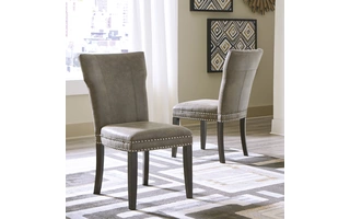 DINING UPH SIDE CHAIR (2/CN) Wollburg D675-01 ASHLEY