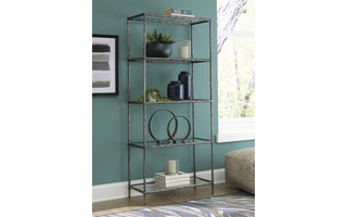 BOOKCASE Ryandale Antique Pewter FinishA4000451 ASHLEY