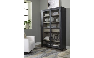 ACCENT CABINET Lenston Black/GrayA4000507 ASHLEY