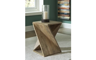 ACCENT TABLE Zalemont Distressed BrownA4000510 ASHLEY