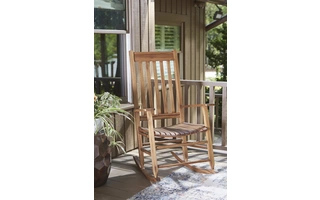 rocking chair/teagan/natural teagan - multi rocking chairP166-827 ashley