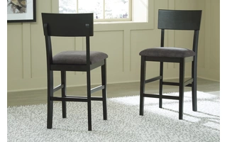 D282-124 Chanzen UPHOLSTERED BARSTOOL (2/CN)