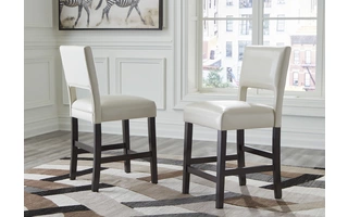 D470-324 Leektree UPHOLSTERED BARSTOOL (2/CN)