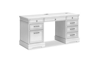CREDENZA RIGHT BASE Kanwyn WhitewashH777-22R ASHLEY