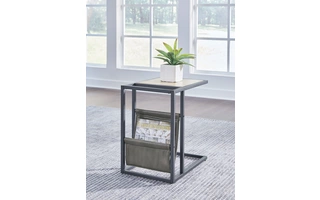 CHAIR SIDE END TABLE Freslowe Light Brown/BlackT931-107 ASHLEY