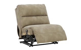 PWR ARMLESS REC W/ADJ HEADREST Next-Gen DuraPella Sand1590231 ASHLEY