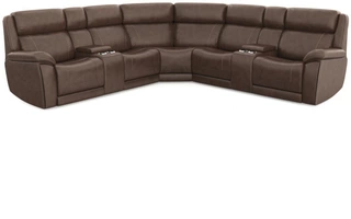 PWR ARMLESS REC W/ADJ HEADREST Trambley WalnutU1020031 ASHLEY