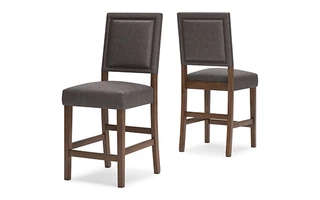 D466-124 Benmara UPHOLSTERED BARSTOOL (2/CN)